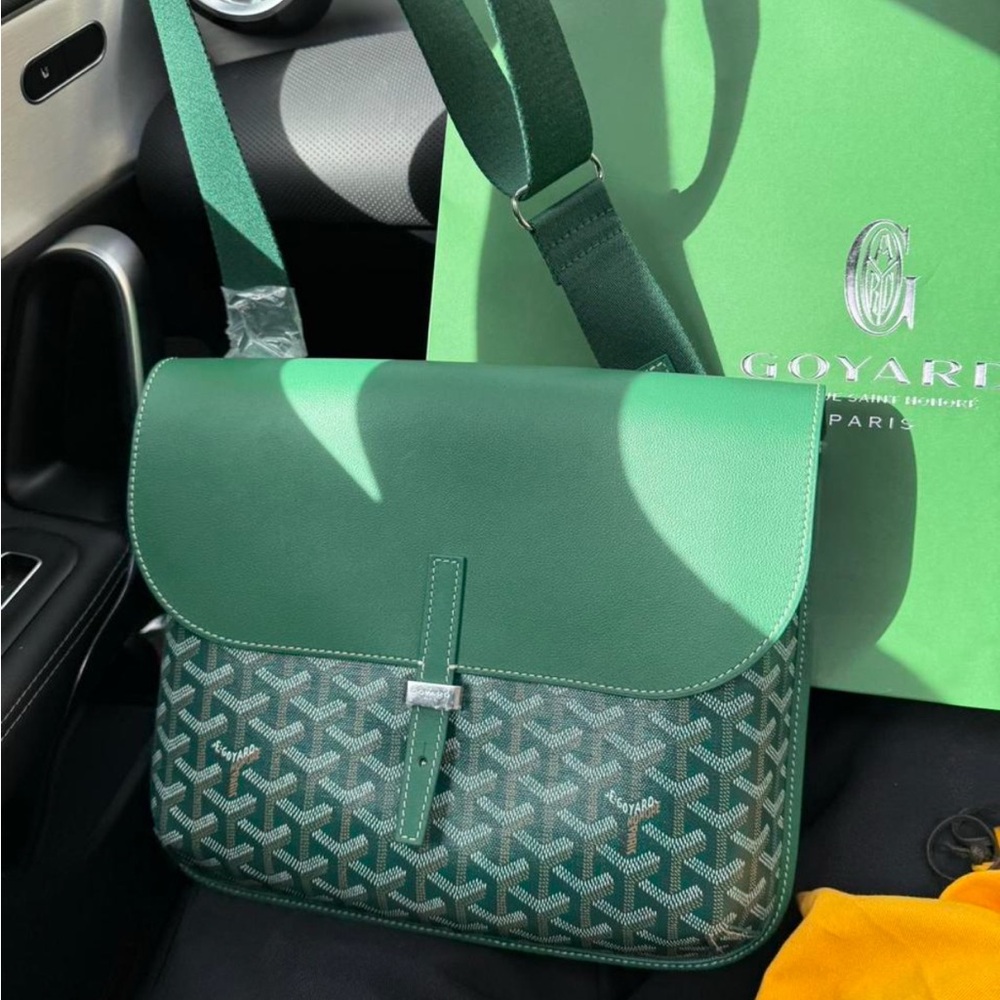 SOLD! Goyard Green Crossbody Bag